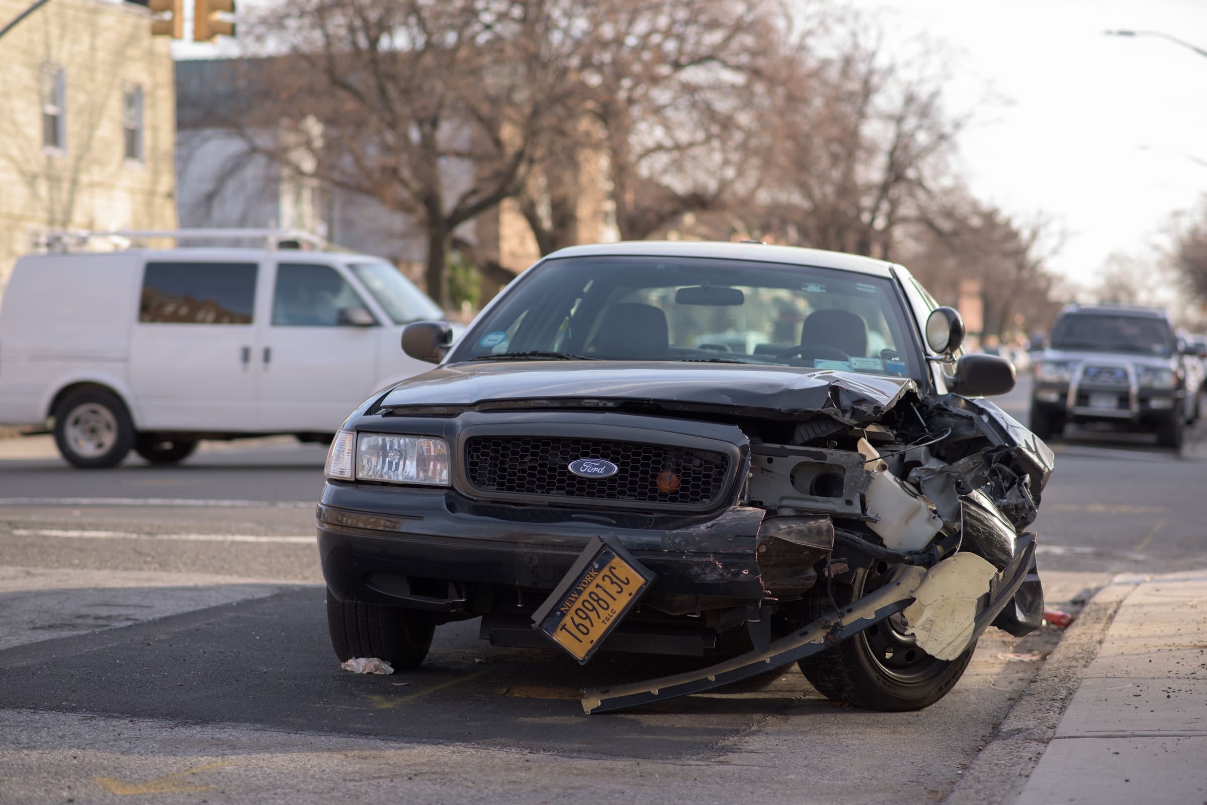Representative photo of a car that's been crashed into | Photo by Michael Jin on Unsplash