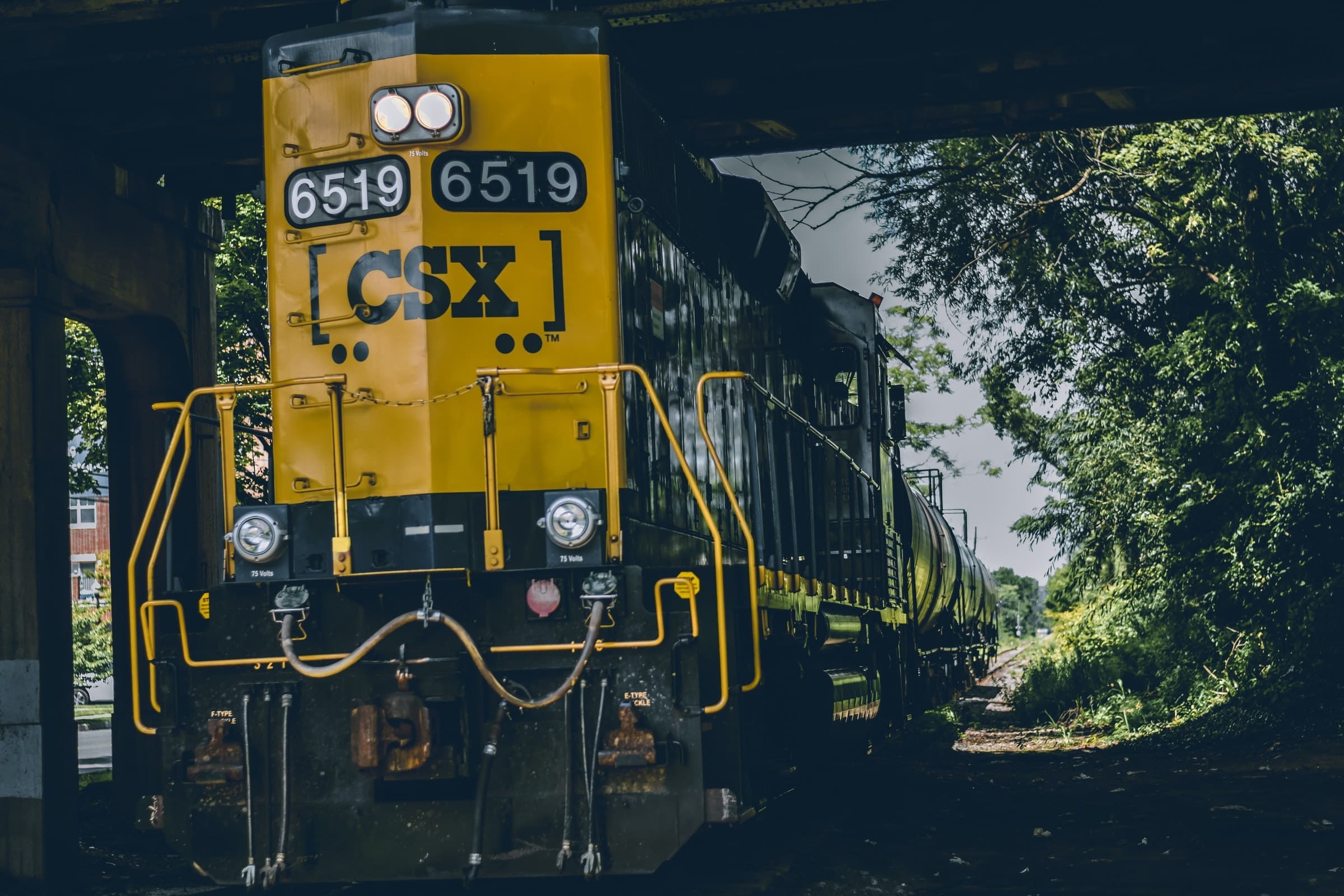 Representative photo of a CSX train seen heading through what appears to be a tunnel | Photo by Brian Suh on Unsplash